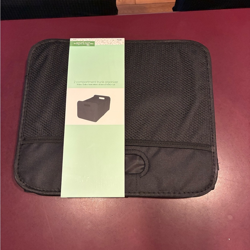 Black Trunk Organizer